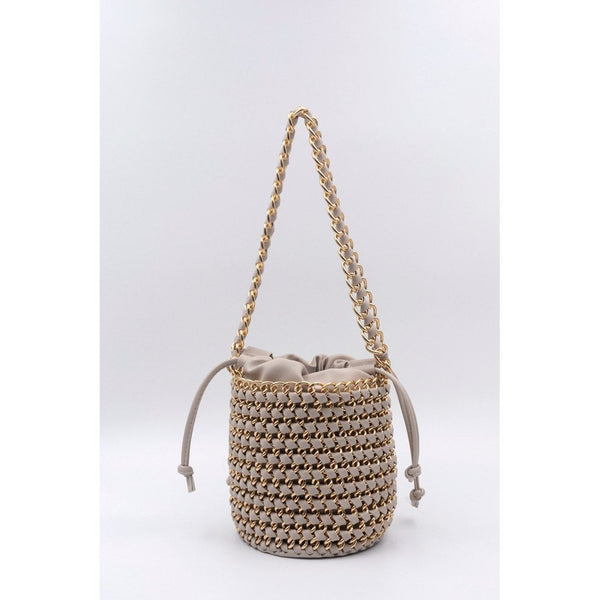 Gold Chain Bucket Bag - Under|Stated 